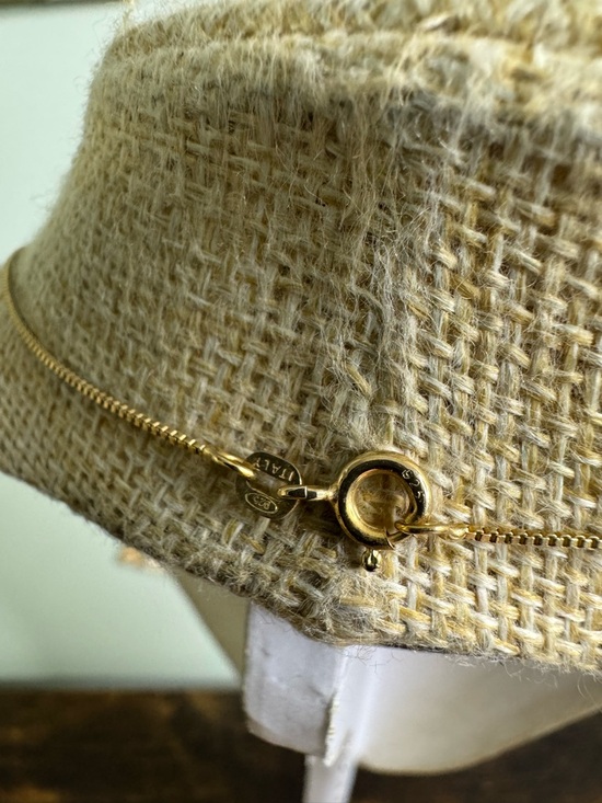 Gold Vermeil Heart Pendant Necklace with Ruby-Red Center FAS 925 Italy 18” - Picture 3 of 15